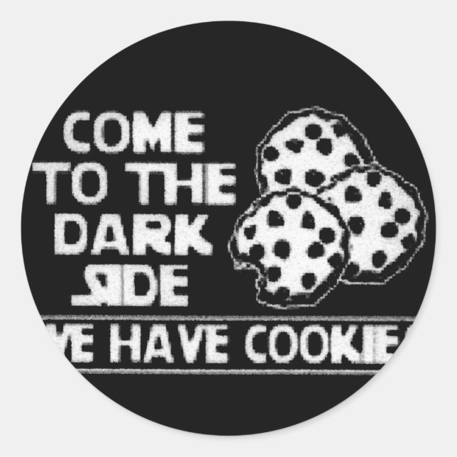 Nehmen Sie am Dark Side Aufkleber teil (Vorderseite)