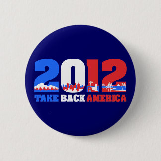 Nehmen Sie Amerika 2012 zurück Button