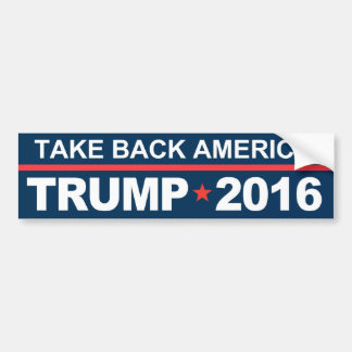 Nehmen Sie Amerika - Trumpf 2016 zurück Autoaufkleber