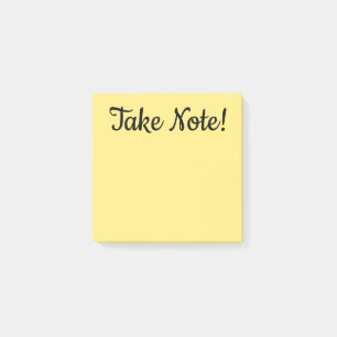 Nehmen Sie Anmerkungs-Post-ItNotizblock Post-it Klebezettel