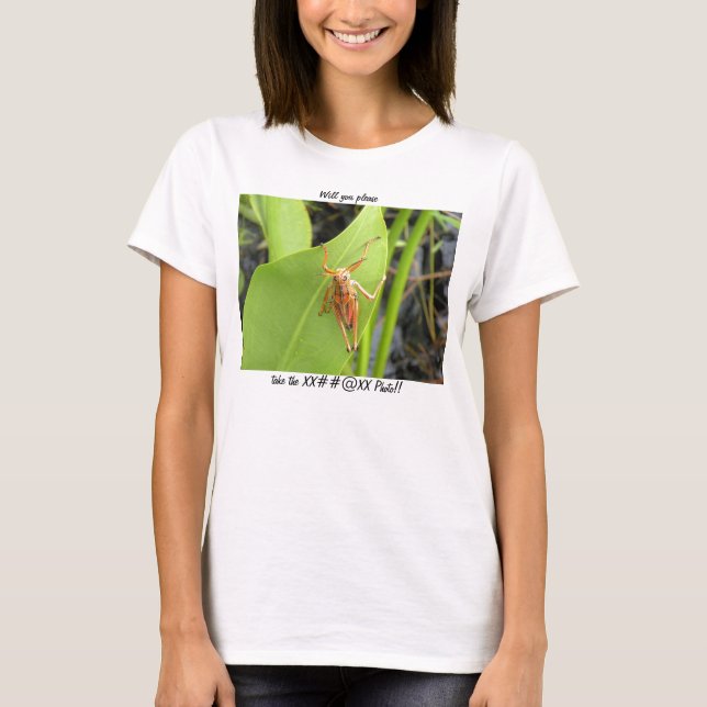 Nehmen Sie das Foto-T-Shirt mit Lubber T-Shirt (Vorderseite)