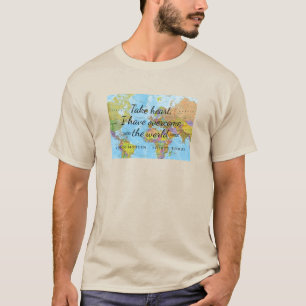 Nehmen Sie das Herz, ich habe die Welt überwunden. T-Shirt