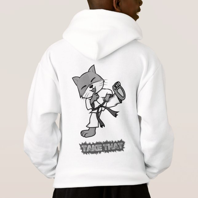 Nehmen Sie das Hoodie (Rückseite)