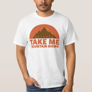 Nehmen Sie das Mountainbiken T-Shirt