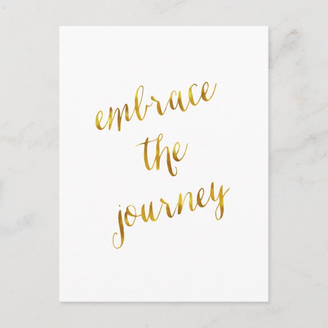 Nehmen Sie das Reiseangebot Gold-Imitate für den S Postkarte (Vorderseite)