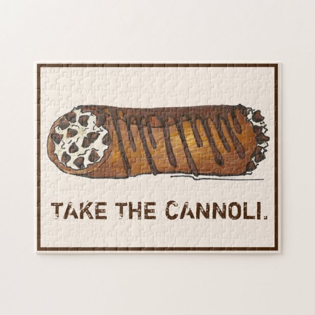 Nehmen Sie den Cannoli Chocolate Chip Italienische (Horizontal)