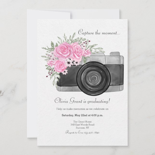 Nehmen Sie den Moment der Einladung ein (Vorderseite)