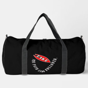 Nehmen Sie den weniger befahrenen Weg Duffle Bag