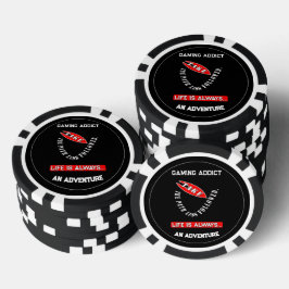 Nehmen Sie den weniger befahrenen Weg Pokerchips