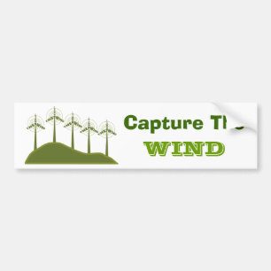 Nehmen Sie den Wind-Autoaufkleber gefangen Autoaufkleber