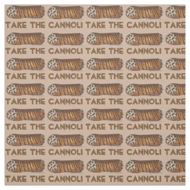 Nehmen Sie die Cannoli-Chip-Fabrik Stoff (Muster)