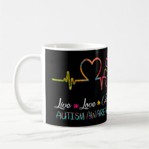 Nehmen Sie diese "Live-Liebe Akzeptiert Autismus-B Kaffeetasse