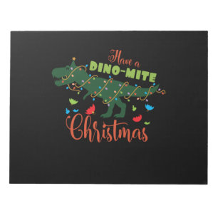 Nehmen Sie ein dinomitisches Weihnachten Notizblock