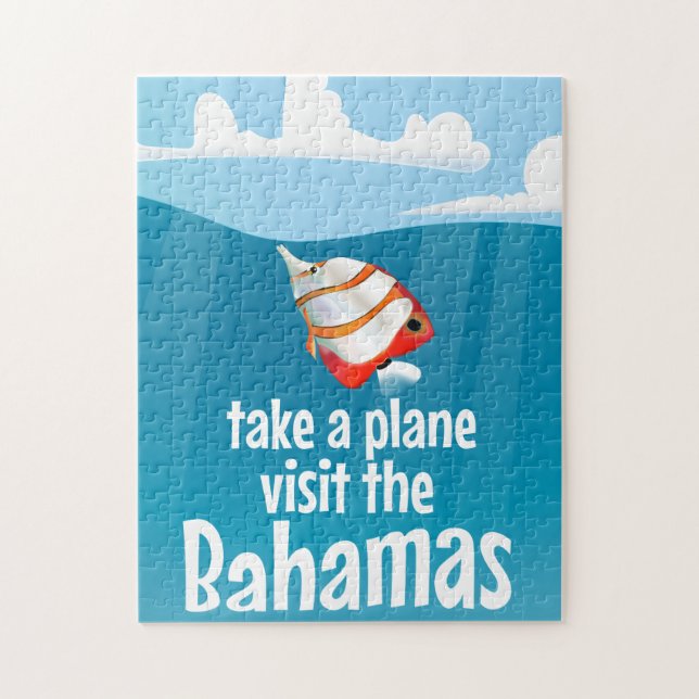 Nehmen Sie ein Flugzeug zu den Bahamas (Vertikal)