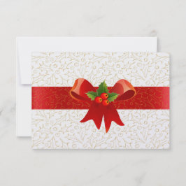 Nehmen Sie ein Holly Jolly Weihnachtsessen Einladung