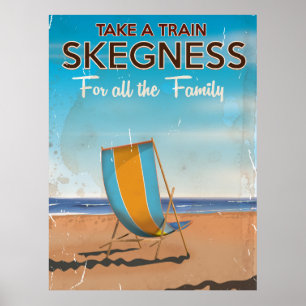 Nehmen Sie ein Train to Skegness Reiseplakat. Poster