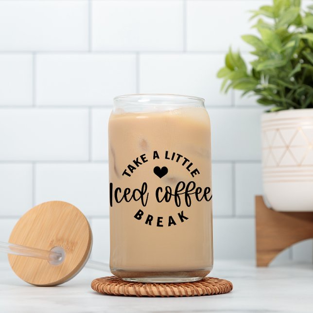 Nehmen Sie ein wenig Eiskaffee Break Bier Dose Gla Dosenglas (Von Creator hochgeladen)