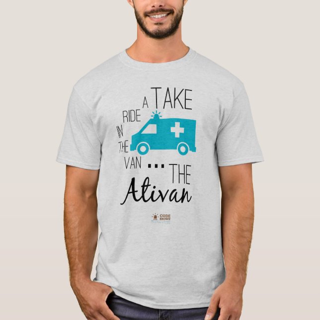 Nehmen Sie eine Fahrt im AtiVan T-Shirt (Vorderseite)