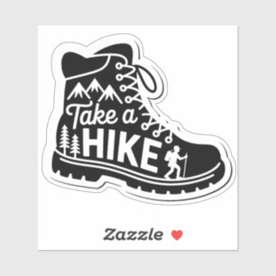 Nehmen Sie eine Hip Boot Silhouette Design Aufkleber