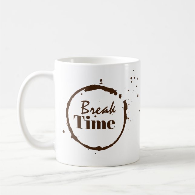 Nehmen Sie eine Kaffeepause Kaffeetasse (Links)