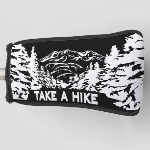 Nehmen Sie eine monochrome Berglandschaft zu Wande Golf Headcover