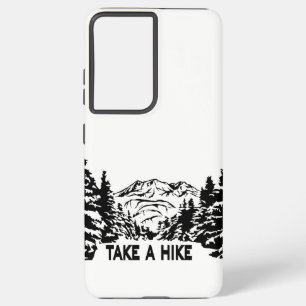 Nehmen Sie eine monochrome Berglandschaft zu Wande Samsung Galaxy Hülle