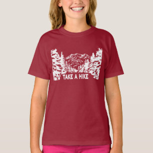 Nehmen Sie eine monochrome Berglandschaft zu Wande T-Shirt