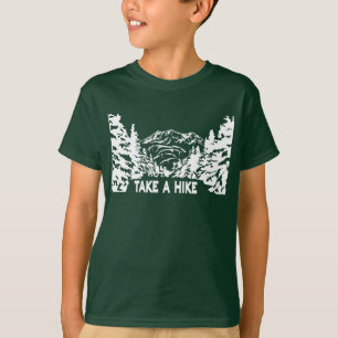 Nehmen Sie eine monochrome Berglandschaft zu Wande T-Shirt