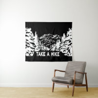 Nehmen Sie eine monochrome Berglandschaft zu Wande