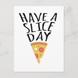 Nehmen Sie eine Pizzapostkarte für einen kleinen T Postkarte
