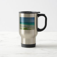 Nehmen Sie eine tiefer Atem-Ozean-Reise-Tasse