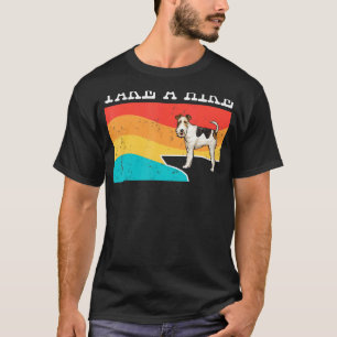 Nehmen Sie eine Wanderdraht Fox Terrier Grafische  T-Shirt