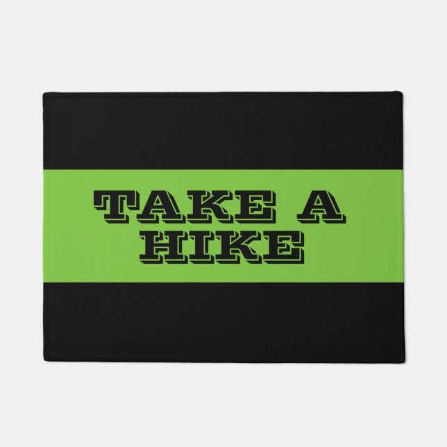 Nehmen Sie eine Wandertür-matte Fußmatte (Vorderseite)