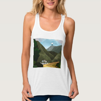 Nehmen Sie eine Wanderung. Der Tank Top