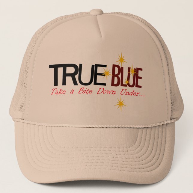 Nehmen Sie einen Biss unten unter Kappe (Vorderseite)