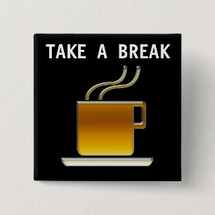 Nehmen Sie einen Bruch - Schale Espresso - Knopf Button