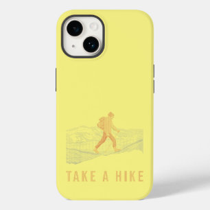 Nehmen Sie einen Hike Blue und Red Case Mate iPhon