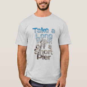 Nehmen Sie einen langen Spaziergang von einem Kurz T-Shirt
