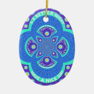 Nehmen Sie einen niederen Tag Keramik Ornament