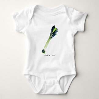nehmen Sie einen Porree - Licht Baby Strampler