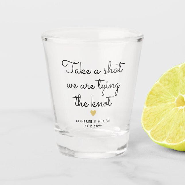 Nehmen Sie einen Schuss, den wir die Schnapsglas (Vorderseite)