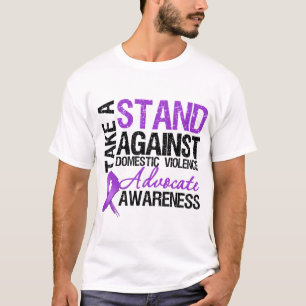 Nehmen Sie einen Stand gegen inländische Gewalt T-Shirt