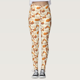Nehmen Sie einen süßen Erntedank Süßkartoffeln Leggings