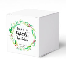 Nehmen Sie einen süßen Weihnachtskranz mit Backwar