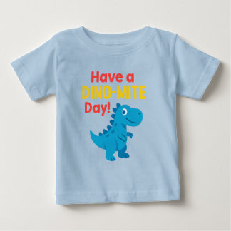 Nehmen Sie einen Tag der Dino-Milbe Baby T-shirt