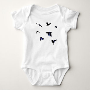 Nehmen Sie Flight Crow Baby Strampler