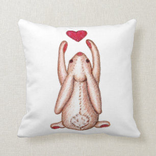 Nehmen Sie Herz Somebunny Lieben Sie Kissen