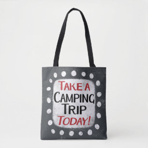 Nehmen Sie heute einen Camping-Ausflug auf die Tas Tasche