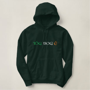 "Nehmen Sie ihm einfachen" irischen gälischen Bestickter Hoodie