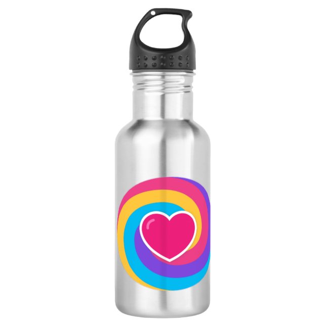 Nehmen Sie Ihr Getränk in einem Stil mit Edelstahlflasche (Vorderseite)
